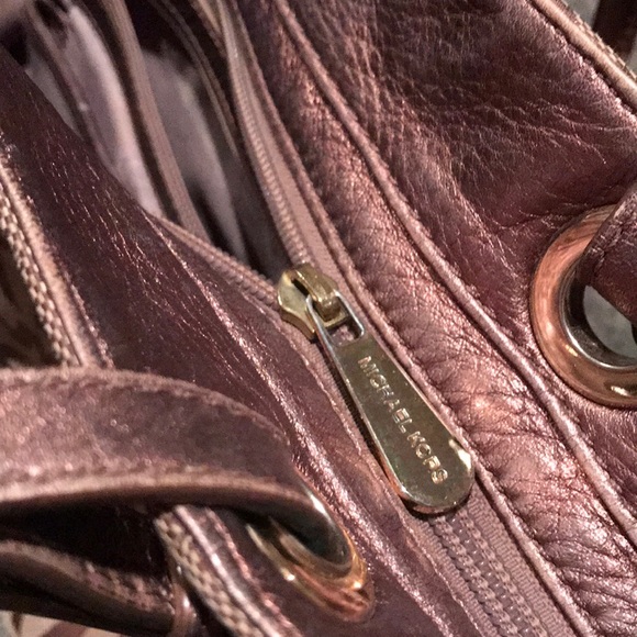 Michael Kors Signature Tote - Brown and Bronze - Picture 5 of 6